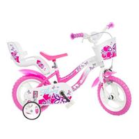 bicicleta ninos 12 pulgadas flappy rosado 3 anos
