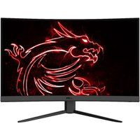 msi optix g27c4 full hd 27 curved led gaming monitor - black black