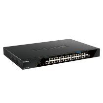 D-Link DGS-1520-28MP/E switch Gestionado L3 Gigabit Ethernet (10/100/1000) EnergÃa sobre Ethernet (PoE) 1U Negro
