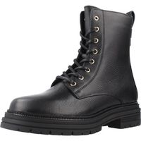 tommy hilfiger botines th plaque pebble lace boot warm para mujer