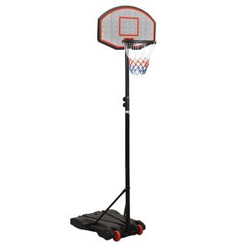 Canasta De Baloncesto Polietileno Negro 216-250 Cm Vidaxl