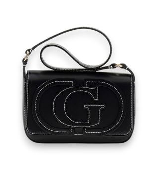 Guess para mujer. HWVG9740190 Bolso de hombro con solapa Ruby negro (OSFA), Casual, Poliuretano