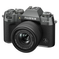 camara mirrorless fujifilm x-t50 402mp 62k uhd 15-45mm carbon wifi bluetooth