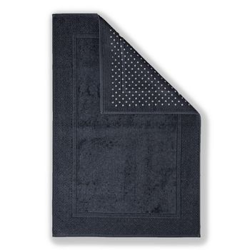 Alfombra De Rizo De Algodón Antideslizante Teddy Smoke/grey
