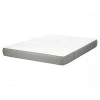 colchon de espuma visco gel duro firme con funda extraible de poliester con cremallera blanco y gris 160 x 200 cm happiness