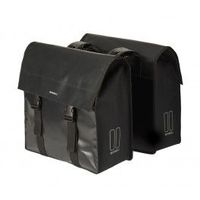 basil alforjas urban load impermeable con adornos reflectantes negro 53 l41x18x46cierre click