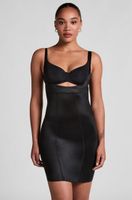 hunkemoller vestido scuba moldeador negro