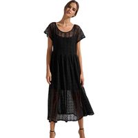 lisca vestidos maxivestido de verano manga corta rimini para mujer