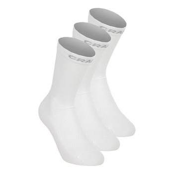 Craft Core Dry High Calcetines para correr Unisex - blanco