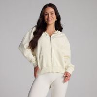 sudadera con capucha y cremallera basics para mujer de mp - coco - s