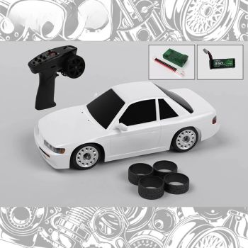 BM Racing BMHOBBY BMRX-FLD S13 RTR 1/28 2.4G RWD Mini Drift Coche RC Giroscopio Luz LED Tracción Posterior Marco de Carr