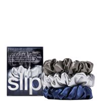 slip silk large scrunchies various colours - midnight