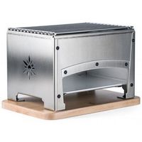 tellier barbacoa de mesa de carbon 33x22cm - brasi-f