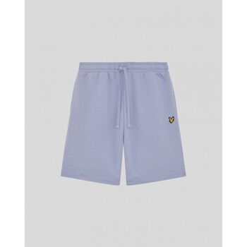Lyle & Scott Short ML414VOGT PLAIN SWEATSHORT-Y128 BUBBLE BLUE para hombre