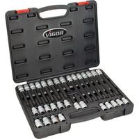 vigor v2201 juego de llaves de vaso destornillador ribe rcuadrado hueco 12 pulgadas 125 mm r perfil interior en cuna ribe-cv r m5 r m14 r numero de herramientas 32