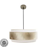 abrila colgante con doble pantalla modelo nepal dorado