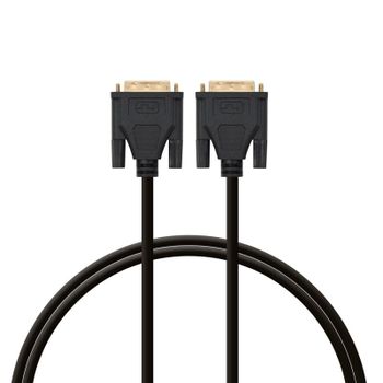 PcCom Essential Cable DVI Macho a DVI Macho 2m Negro