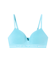 emporio armani para mujer ew000442af19023 sujetador day azul l homewear algodon