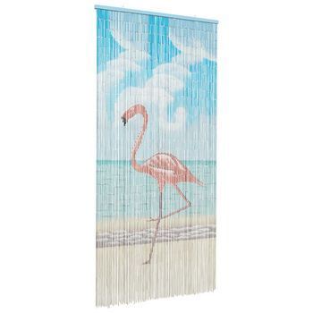 Cortina De Puerta Insectos Multicolor 200 X 100 Cm Bambú Vidaxl
