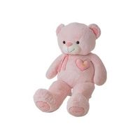 peluche oso valentin rosa 100 cm