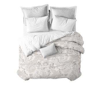 Funda nórdica paisley air paisley - blanco - cama90 (160x270)