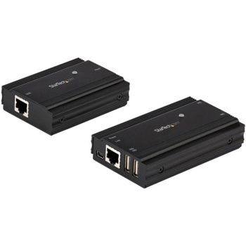 Extensor USB StarTech 4 Puertos USB 2.0 Hasta 100m Cat5e/Cat6 Metálico Alimentación Externa