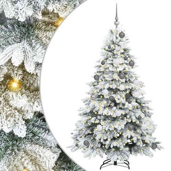 Árbol De Navidad Artificial Con 300 Led 180 Cm Pe Y Pvc Vidaxl