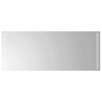 Espejo De Baño Led Transparente 100 X 40 Cm Vidrio Templado Vidaxl