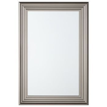 Espejo De Pared Plateado 61 X 91 Cm Rectangular Moderno Simple Minimalista Dormitorio Sala De Estar Chatain