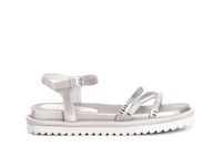 sandalias fraile con pedreria champagne 40