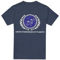 star trek tops y camisetas united federation para mujer