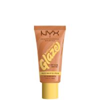 nyx professional makeup buttermelt glaze soft glow skin tint  spffps 30 foundation various shades - cashew