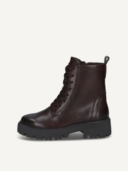 CAPRICE Bootie, brown, made of Leather without heel, Size 39