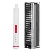 destornillador electrico 40 en 1 con doble luz de trabajo giro bidireccional bateria recargable de 350mah rotacion de 170rpm y puntas magneticas 45x35x16 cm color plata