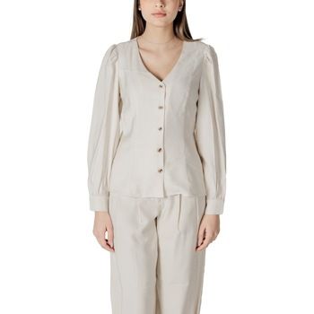 Vila Blusa Vimulli V-Neck L/S Top 14103853 para mujer