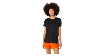 Camiseta de manga corta  strong asics metarun  strong  para mujer negra
