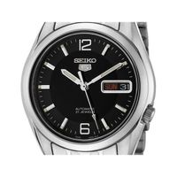 reloj automatico hombre seiko 5 snk393k1 dial negro correa acero