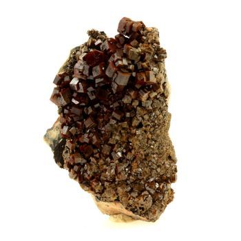 Vanadinita - Pierre Natural De Marruecos, Mibladen - Vanadinitis Crystal Rouge Brillante, Poderoso Mineral De Curación | 568.5 Ct - Certificado De