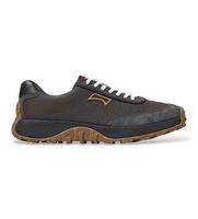 camper para hombre k100864-060 zapatillas drift trail gris y negro 44 plano cordones casual poliester reciclado