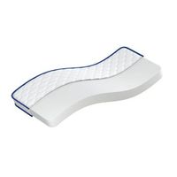 colchon de cama  colchon de espuma viscoelastica blanco 80x200x17 cm