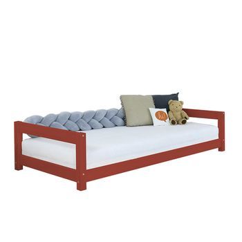 Kiddy Cama Infantil 120 X 180 Rojo Ladrillo