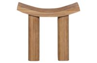 taburete de madera de diseno h45cm - madera clara