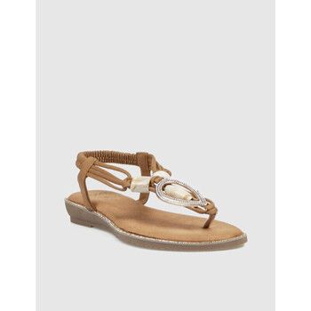 Exé Shoes Sandalias SANDALIA DE DEDO 8013-28 MARRÓN para mujer