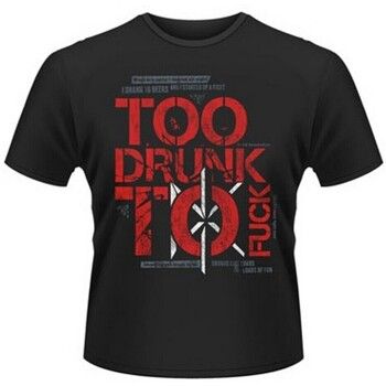 Dead Kennedys Tops y Camisetas Too Drunk To Fuck para mujer