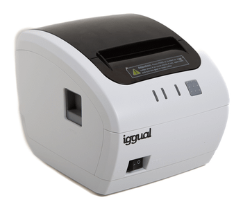 iggual Impresora térmica TP EASY 80W USB+RJ11 blan