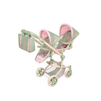 Carrito Gemelar Para Muñecas Botanic Plegable Multiposición - Decuevas