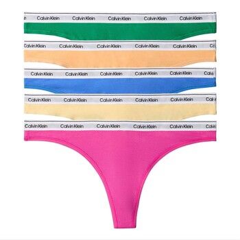 Calvin Klein Jeans Braguitas Thong 5 Pk para mujer