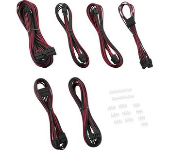 CABLEMOD C-Series AXi HXi TX & RM ModFlex Essentials Cable Kit - Black & Red, Black