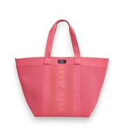 pepe jeans para mujer pl0300137 bolso shopper knit winslow rosa osfa casual poliester