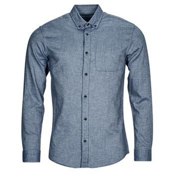 Jack & Jones Camisa manga larga JJECLASSIC MELANGE SHIRT LS SN para hombre